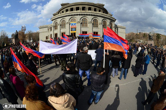 Երևանում արցախցիների առաջին ցույցից արցախցիները դժգոհ էին