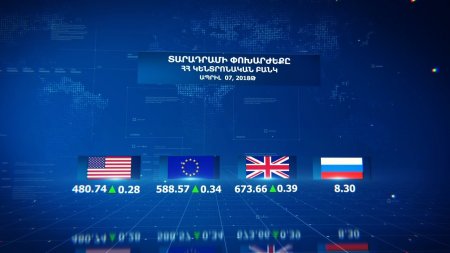 Տարադրամի փոխարժեքը մայիսի 31-ին